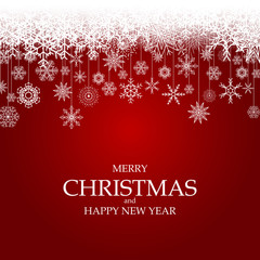 Abstract Holiday New Year and Merry Christmas Background. Vector Illustration