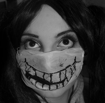 Horror -  Maskenfrau Cosplay