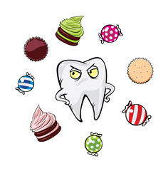 tooth and sweets
