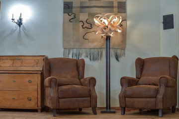 big lamp interior in the house