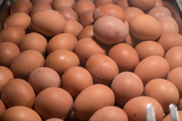 Hard boiled eggs as a breakfast buffet option