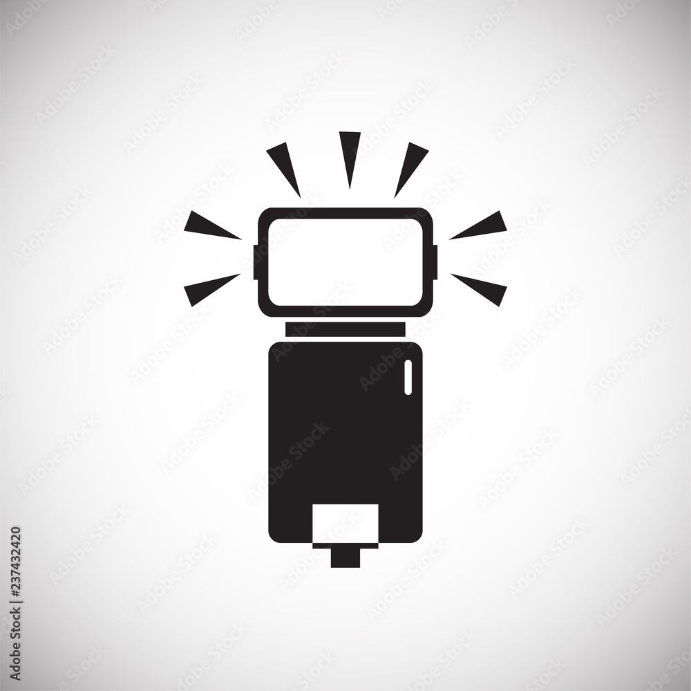 Poster speed flash icon on white background for graphic and web design, modern simple vector sign. internet