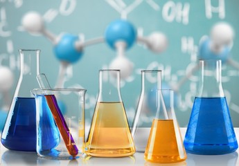 Chemical chemistry laboratory acid alkaline analysis background