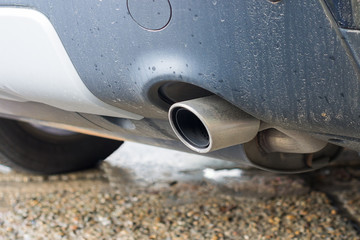 car exhaust pipe