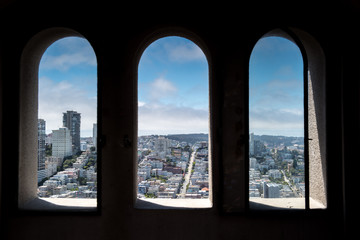 A view of San Francisco from Coit Tower