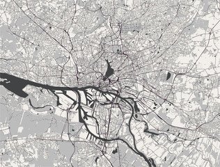 map of the city of Hamburg,, Germany - 237437016