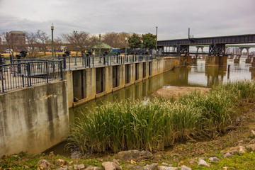 Fototapeta premium bridge over the river