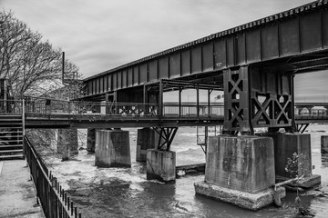 bridge over the river