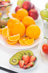 Various fresh fruits for health, organic fruit