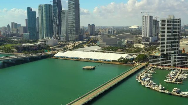 Art Basel tents Miami Downtown