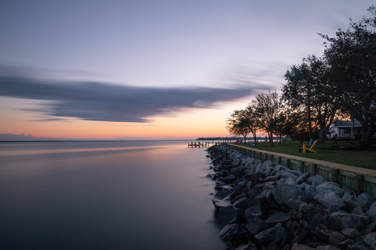 Peaceful Sunset over Oriental, NC