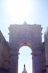 Fototapeta na wymiar Arch in Lisbon