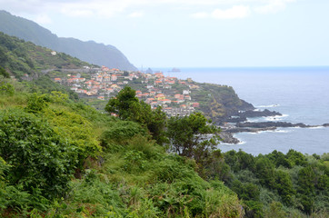 Fototapeta na wymiar View of Seixal, Madeira