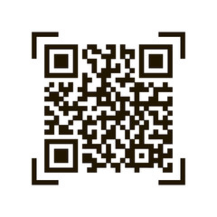 QR code. Sample qr code icon. Vector illustration isolated on white background