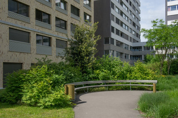 modern landscaping gardening in Zurich, Switzerland