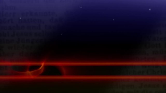 Bauchbinde Weihnachts Animation mit blauem Hintergrund loopbar 6 sec.