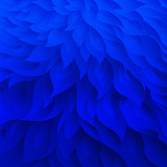 Fototapeta na wymiar Blue Floral pattern. Decorative background