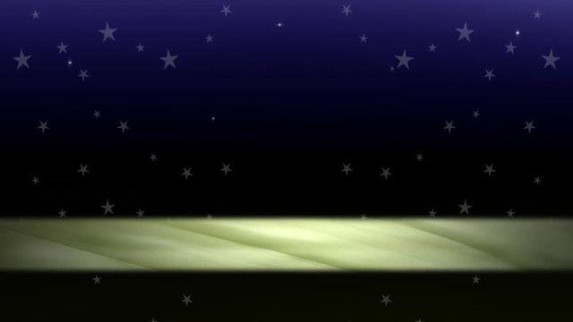 Bauchbinde gold Animation loopbar auf blauem Hintergrund 6 sec.