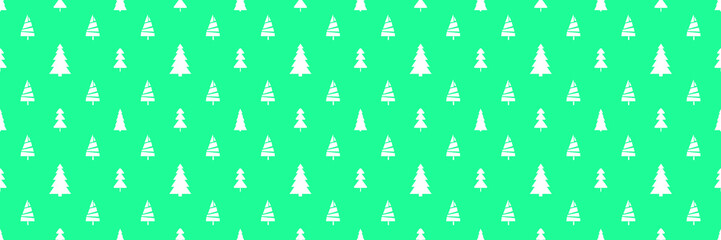 Seamless pattern with christmas trees. Abstract geometric wallpaper. Holiday texture. Print for textiles, fabrics, polygraphy, posters. Greeting cards