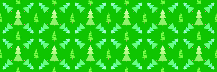 Obraz premium Seamless pattern with christmas trees. Abstract geometric wallpaper. Holiday texture. Print for textiles, fabrics, polygraphy, posters. Greeting cards
