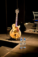 guitar and water