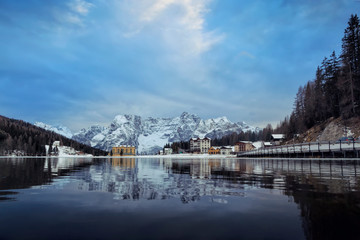 Fototapeta premium Lago di Misurina, Auronzo di Cadore, Belluno, Italia