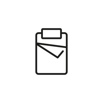 recommend clip art: Bed line icon. Blanket, bedroom, napping. Furniture concept. Vector illustration can be used for topics like relaxation, resting, domestic room 