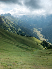 Fototapeta na wymiar Panorami del Trentino
