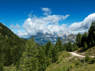 Fototapeta na wymiar Panorama del Trentino-Alto Adige