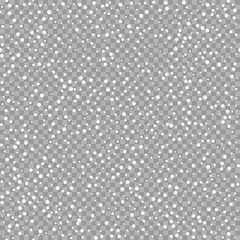 Seamless snowfall template isolated on transparent background. Snow falling pattern. Snowflakes randon backdrop. Vector snowy card