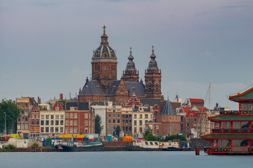 Fototapeta premium Amsterdam. The church of St. Nicholas.