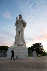 Fototapeta premium Cristo, Christo, christ in Havana, Habana , Cuba at Casa Blanco