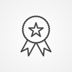 Award vector icon sign symbol