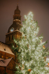 Christmas market in Riga