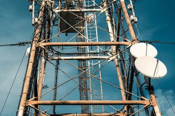TV tower against the sky