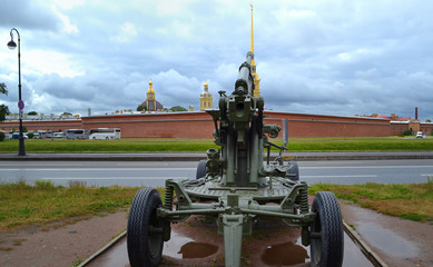 peter-pavel's fortress and cannon