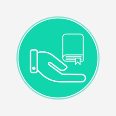 Book vector icon sign symbol