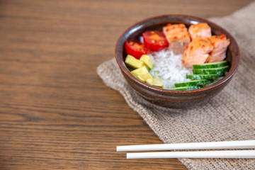 Poke Bowls a popular Hawaiian appetizer.