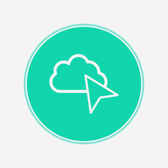 Cursor vector icon sign symbol