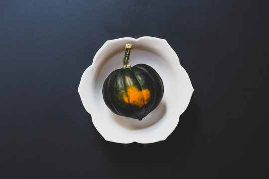 Calabaza squash in a bowl