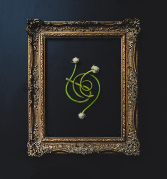 Flowers in a picture frame