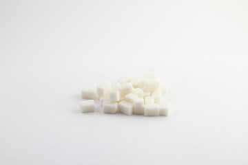 Fototapeta na wymiar Sugar cube isolated on a white background