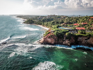Cape Weligama aerial view, Sri Lanka