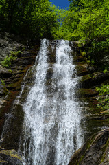 Waterfall in the Pisgah National Forest in western North Carolina