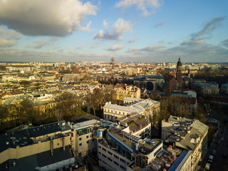 Obraz premium Krakow's Old Town from a bird's eye view, Poland