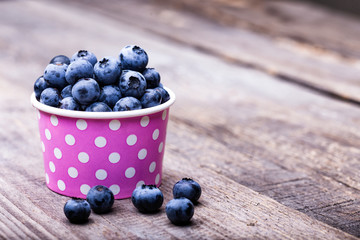 blueberry at the wooden  background