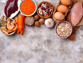 Healthy product sources of zinc. 