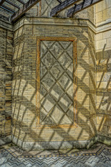 Yonkers, New York, USA: Detail of the north loggia of the Walled Garden at Untermyer Park and Gardens.