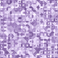 Ultra Violet Ombre Geometric Background Pastel Purple Sequins Seamless Pattern