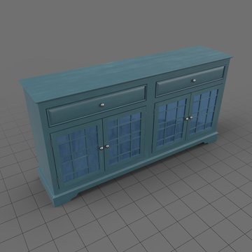 Wide accent chest